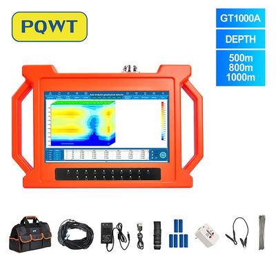 PQWT GT1000A معدات الاستكشاف الجيولوجي للكشف عن المياه بعيد المدى 18 قناة