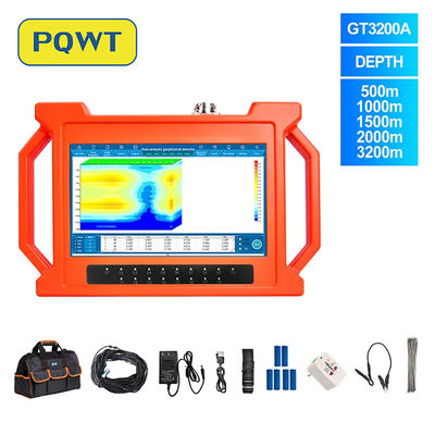 PQWT-GT3200A جديد عمق محمول أداة الكشف عن المياه تحت الأرض كاشف مياه المياه الجوفية