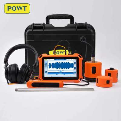كاشف تسرب PQWT-125C مع تحليل صوتي الذكاء الاصطناعي وتصفية الضوضاء لرؤية شكل الموجات في مجال الزمن في أنابيب المياه