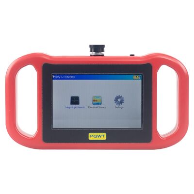 كاشف مسح المياه الجيوفيزيائي PQWT-TCM150 بمدى بحث سطحي 1500 متر 33 تردد و بطارية ليتيم قابلة لإعادة الشحن