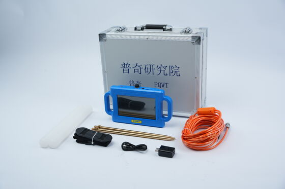 PQWT-S150 Portable Underground Water Detector 150m Depth with Automatic Mapping and PC Data Export (مفتش المياه تحت الأرض المحمول 150 متر عمق مع رسم خرائط تلقائي وتصدير بيانات الكمبيوتر)